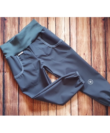 Letní softshell kalhoty-šedá