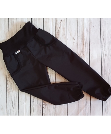 Letní softshell kalhoty-černá
