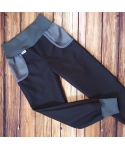 jarní/podzimní softshell černá/šedá