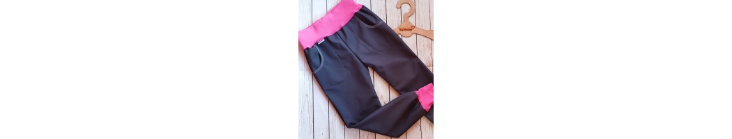 zimní softshell kalhoty